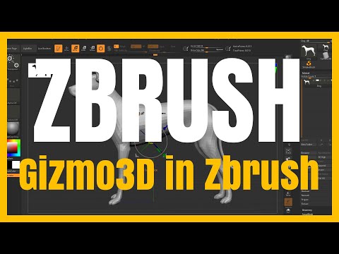 [Basic] First Steps in ZBrush I Introduction to ZBrush 11 – Gizmo 3D in ZBrush