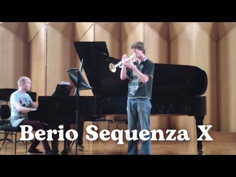 Berio Sequenza X for Trumpet- Josh Rogan