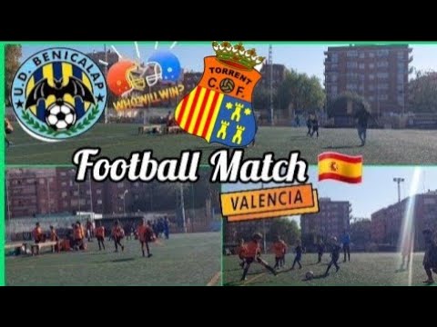 Kids Football Match In C.F Union Deportiva Benicalap Vs CF TORRENT niños partido de fútbol #football