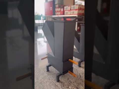 Wooden Burning Rocket Stove With Adjustable Fan
