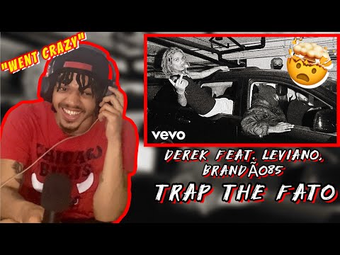 DEREK ft. LEVIANO, BRANDÃO85 - Trap The Fato Reaction🔥| MUST WATCH AMERICAN REACT TO TRAP THE FATO‼️