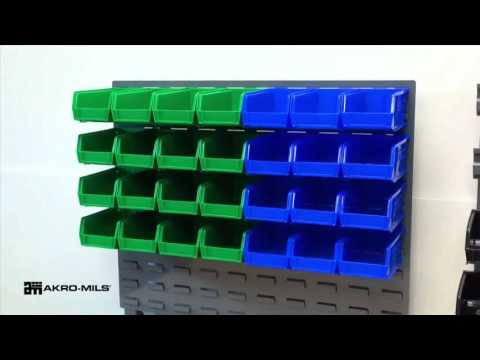 Akro-Mils AkroBins 30220 Plastic Hanging & Stacking Storage Bin 7