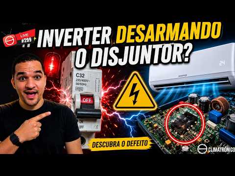 Vídeo: Ar Condicionado Inverter: Disjuntor Desarma - 8 Soluções