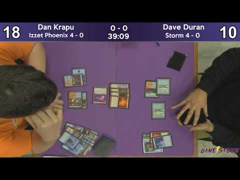 Dan Krapu (Izzet Phoenix) vs Dave Duran (Storm) - Sunday Night Modern 12/30/18