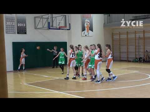 Fragmenty meczu koszykówki kadetek UKS Huragan I Wołomin – UKS Trójka II Żyrardów