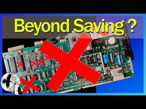Trying to Fix a FRIED Commodore 64! Over a Dozen Bad ICs!