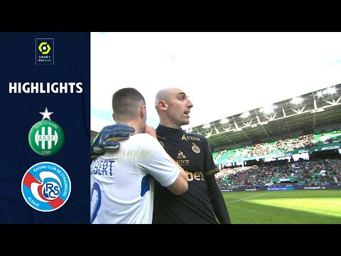 AS SAINT-ÉTIENNE - RC STRASBOURG ALSACE (2 - 2) - Highlights - (ASSE - RCSA) / 2021-2022
