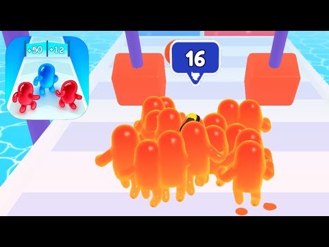 Join Blob Clash 3D - All Levels Gameplay Android, iOS