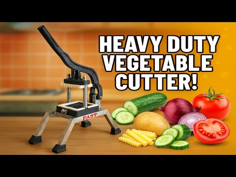 Heavy Duty Hand Pressing Vegetable Cutting Machine | Easy & Fast Veg Chopper for Kitchen & Business