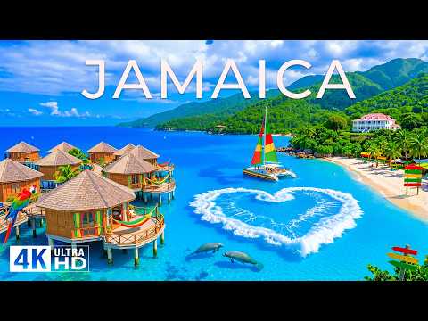Jamaica Aerial Tour | Tropical Beaches, Blue Ocean & Caribbean Paradise Views