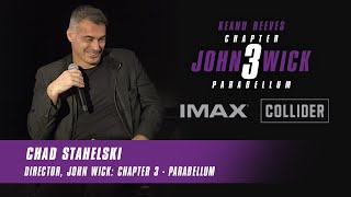 John Wick Director Chad Stahelski | Audience Q&A | Brought to you by IMAX & Collider.com video