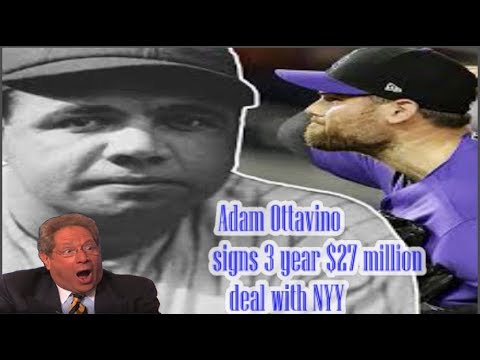 New York Yankees sign Adam Ottavino to 3 year $27 million Deal