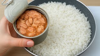 Download the video "Just With Rice & Canned Tuna – 2 Quick & Super Delicious Recipes! 😋 (#167)"