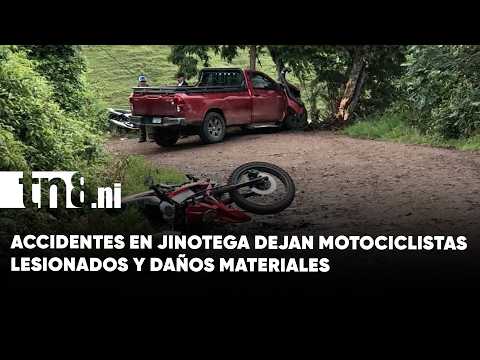 Accidentes de tránsito en Jinotega dejan lesionados y daños materiales