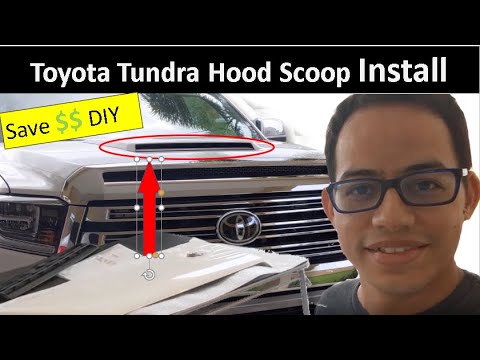 How to Install a Hood Scoop on a Toyota Tundra