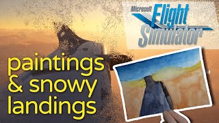 how i landed with ILS in microsoft flight sim