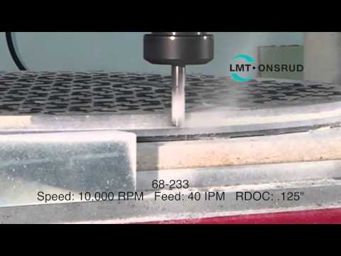 68-233 Making Roughing Pass in Composite Material by LMT Onsrud