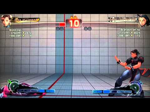 SSF4 AE:2012 BrolyLegs (Chun Li) vs Brandon oh no (Rose)