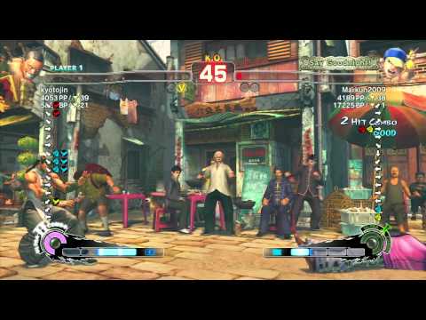 SSF4 AE: kyotojin (DeeJay) vs Markun2009 (Yun) - Ranked Match (720p HD)