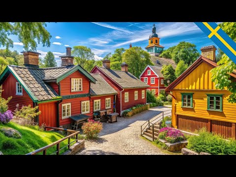 Skansen Stockholm - World's Oldest Open-Air Museum - Sweden Travel 4K