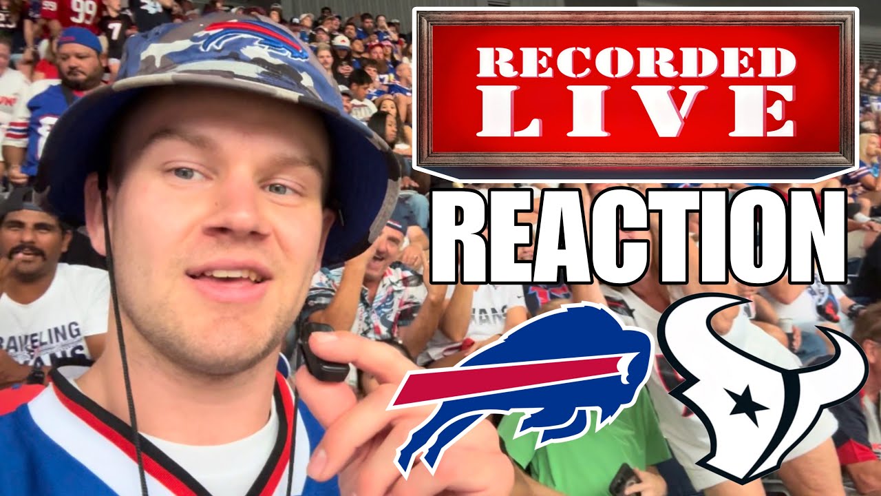 LIVE Buffalo Bills fan REACTION to THRILLING Week 1 victory at Houston Texans