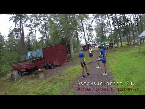 Östansjöloppet 2021 - 10 km (Löparperspektiv)