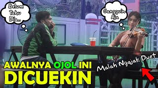 Download lagu Awalnya dicuekin, kirain ojolnya gak bisa main biola. Ending ehh malah minta duet mp3