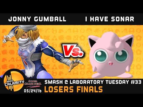 S@LT #33 | I Have Sonar (Jiggs) vs Jonny Gumball (Sheik) - Losers Finals - SSBM