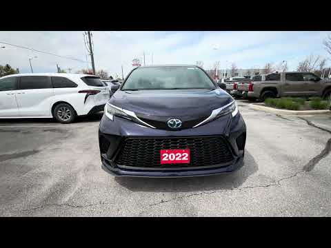 2022 Toyota Sienna XSE 7-Passenger FWD in Blue for sale at Stouffville Toyota in Whitchurch-Stouffville, ON