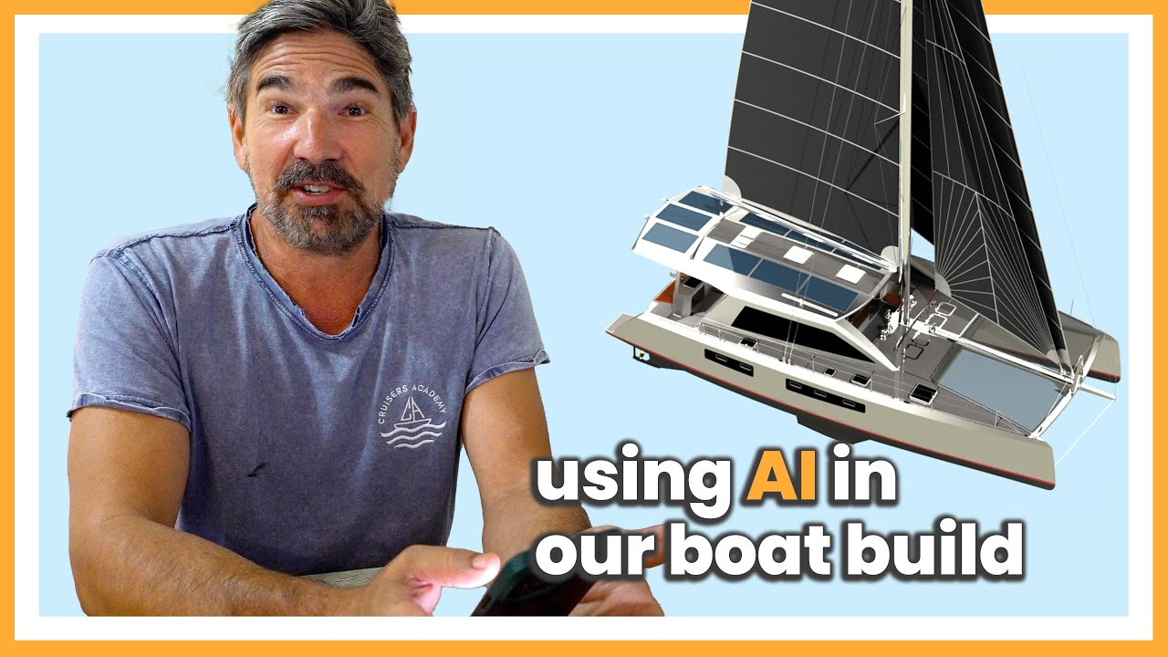 We Challenged AI to help design our Keel Cooler 🧠 (Building Our Own Aluminum Catamaran From Scratch)