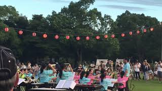 芳川公園 祭り 吹奏楽部演奏