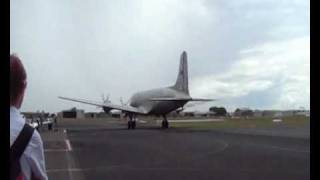 C-54 VH-PAF's first post-restoration flight, 21 December 2010