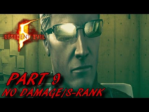 Resident Evil 5 HD Walkthrough S-Rank Part 9 - Caves - No Damage