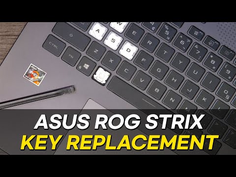 How to Replace Key - ASUS Rog Strix G713Q Gaming Laptop