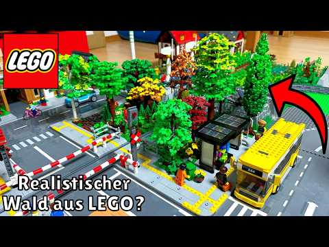 So entsteht ein realistischer Wald aus LEGO® für eine Stadt | LEGO® Stadt Update 74