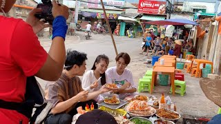 GIA KHIÊM ĐI QUAY TRẢI NGHIỆM ĂN BÁNH TRÁNG CÙNG CHÚ LÊ DƯƠNG BẢO LÂM VÀ HEO EM BÉ 😋