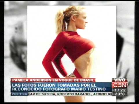 C5N - MODA: PAMELA ANDERSON EN VOGUE