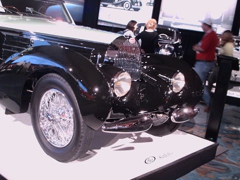 1938 Bugatti Type 57C Aravis Cabriolet Grn AmeliaIsland031315