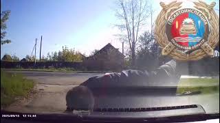 Момент наезда на ребёнка-велосипедиста заснял видеорегистратор