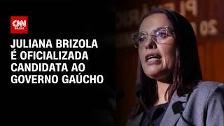 Vídeo: PDT oficializa candidatura de Juliana Brizola ao governo do Rio Grande do Sul | AGORA CNN