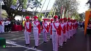 MTsN 4 Banjarmasin Mengikuti Lomba Gerak Jalan 8 km di Taman Siring 0 Kilometer Banjarmasin