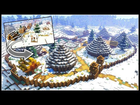 Crazy Celtic Village Transformation!! 😱 | Minecraft Speed Build