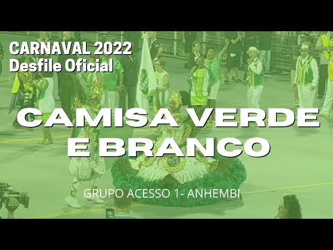 Camisa Verde e Branco 2022 - Desfile Oficial Carnaval 2022 - HD 21.4.2022