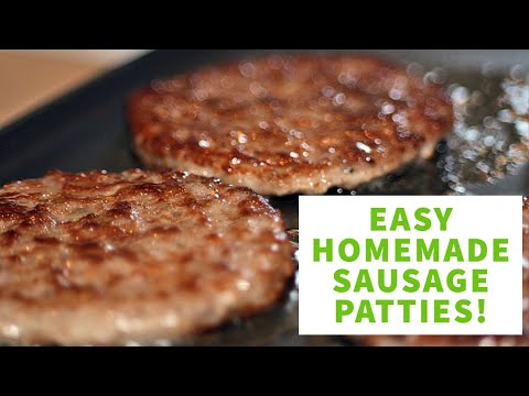HOW TO MAKE HOMEMADE SAUSAGE PATTIES & LINKS! QUICK AND EASY! #keto #chefandmore