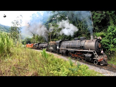 🇧🇷  Trio de locomotivas da ABPF/Sul / ABPF/Sul locomotive trio - São Bento do Sul/SC - (Brasil)