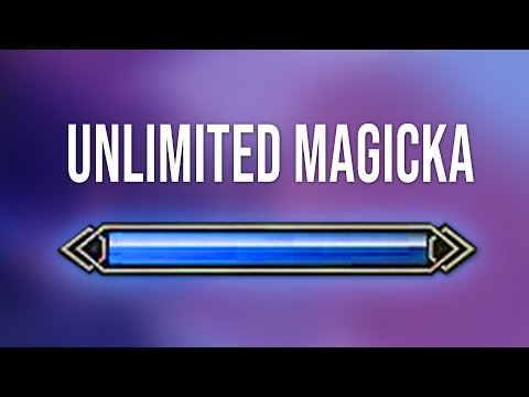 Get UNLIMITED magicka in Skyrim as an early game mage build!