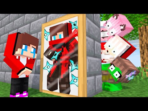 Maizen : Baby JJ Became OVERPOWERED NINJA - Minecraft Animation (JJ and Mikey)