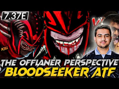 7.37E - Ammar "ATF" Bloodseeker Offlaner - Dota 2 Pro Full Gameplay (no commentary) | guide #atf