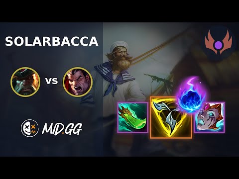 MID.GG: [ solarbacca ] Gangplank TOP vs Darius | EUW MASTER | LOL Season 2025