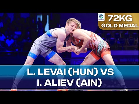 Levente LEVAI (HUN) vs. Imran ALIEV (AIN) | U20 World Championships 2023 | Gold Medal | GR 72Kg